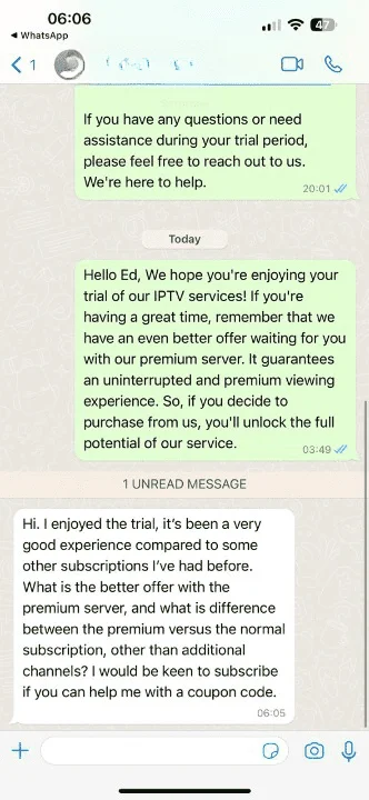 Customer review screenshot 2